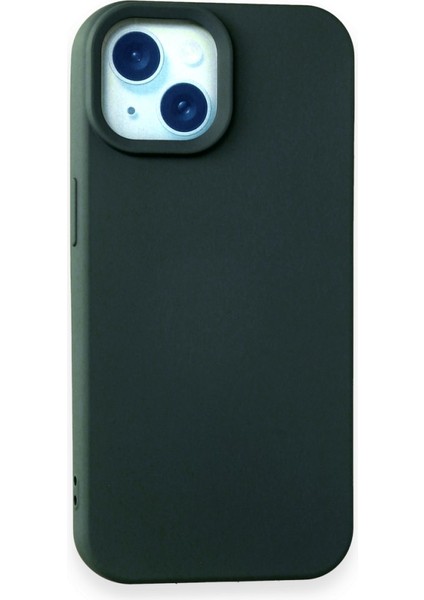 iPhone 15 Içi Kadife Kaplı Esnek Silikon Kapak Ryc/ Nano Lansman