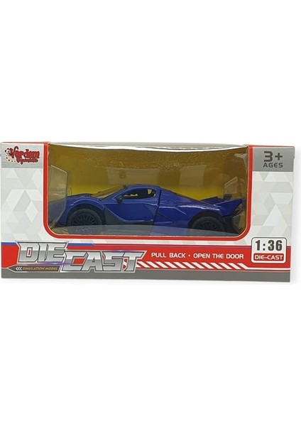 Vardem Çek Bırak Metal Arabalar 13 cm - SR2212- Mavi indirimleri