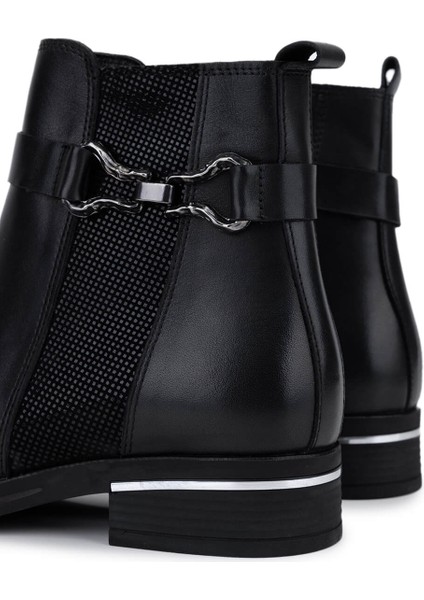 Kadın Hakiki Deri Siyah Casual Bot 599 30022 Bn Bot SK25-26 Sıyah indirimleri