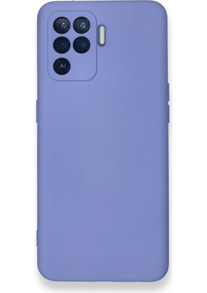 Oppo Reno 5 Lite Içi Kadife Kaplı Esnek Silikon Kapak Ryc/ Nano Lansman