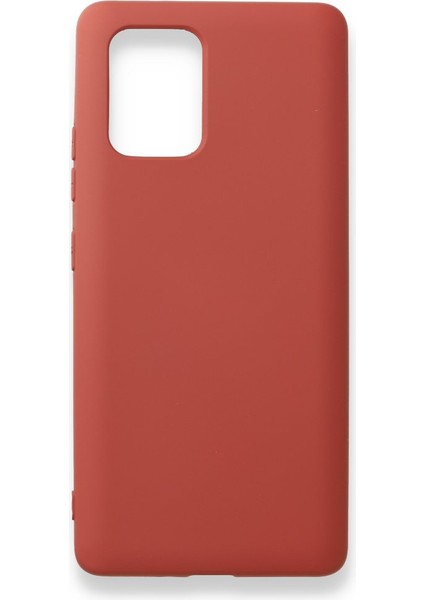 Samsung Galaxy A91 / S10 Lite Içi Kadife Kaplı Esnek Silikon Kapak Ryc/ Nano Lansman