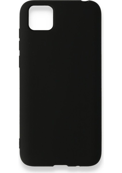 Huawei Y5P Kılıf Içi Kadife Kaplı Nano Silikon Kapak - Siyah