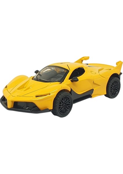 Vardem Çek Bırak Metal Arabalar 13 cm - SR2212- Sarı