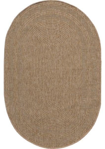 India Bej Oval Halı Salon Oturma Odası Çocuk Odası Yatak Odası Halısı 668