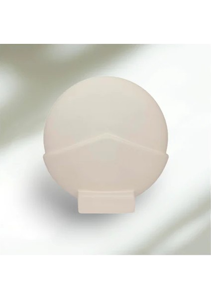 İskandinav Tarzı Yuvarlak El Yapımı Doğal Ham Beyaz Obje, Yüksek Kaliteli Malzeme Ev Dekoru, Hediyelik Ev Dekoru (22,5x22))