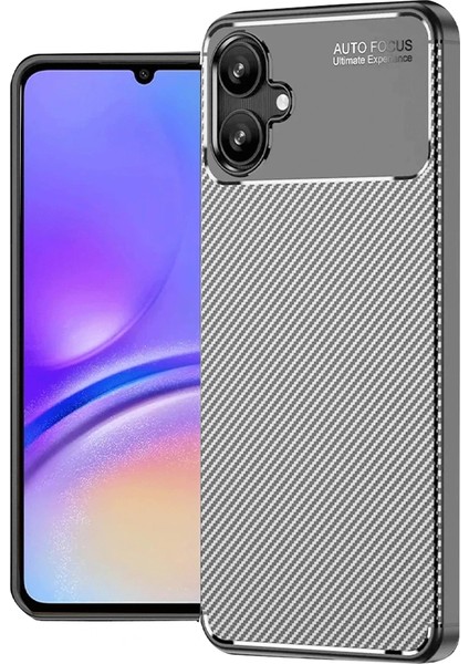Auto Focus Samsung Galaxy A06 Karbon Kılıf - Gri