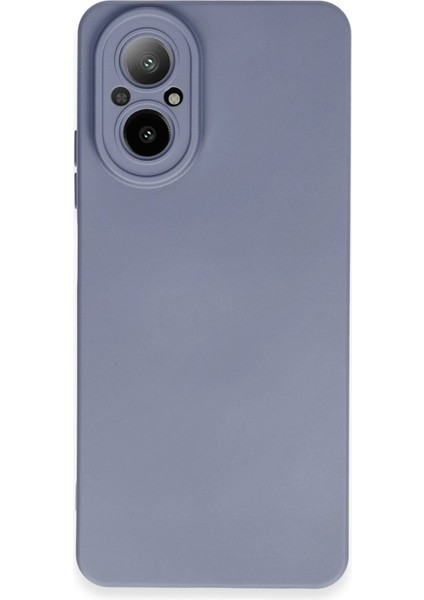 Realme 12 Lite Kılıf Içi Kadife Kaplı Nano Silikon Kapak - Gri