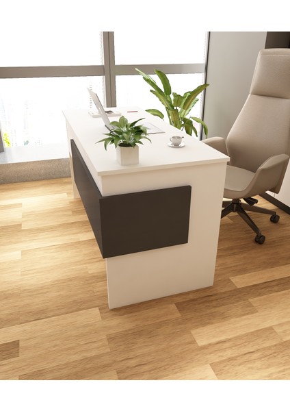 Karen Çalışma Ofis Masası | Beyaz - Antrasit fiyatları