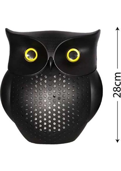 Tws Bluetooth Hoparlör Baykuş Tasarımlı Taşınabilir Rgb Işıklı Uzun Pil Ömrü indirimleri