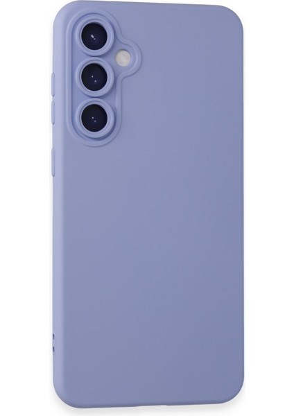 Samsung Galaxy S24 Kılıf Içi Kadife Kaplı Nano Silikon Kapak - Lila