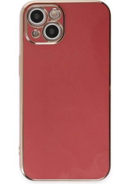 iPhone 15 Kılıf Şık ve Parlak Silikon Kapak Ryc/volet