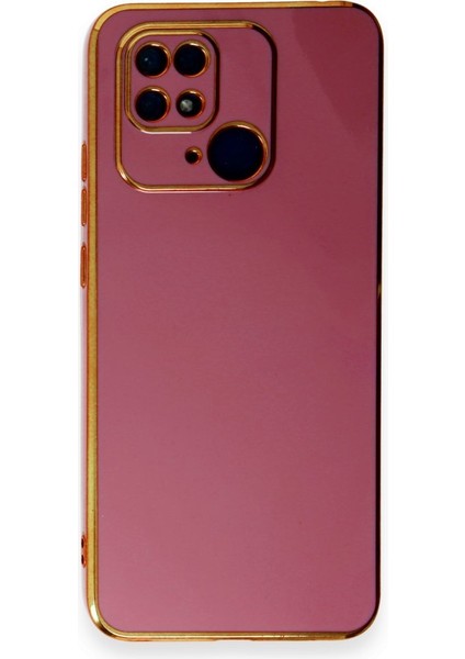 REDMI10C Kılıf Şık ve Parlak Silikon Kapak Ryc/volet