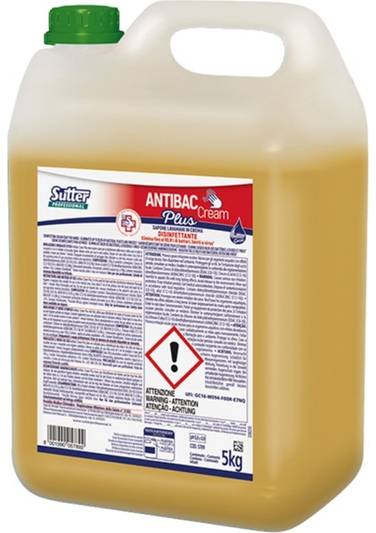 Antibac Cream Plus Dezenfektanlı El Sabunu 5 kg