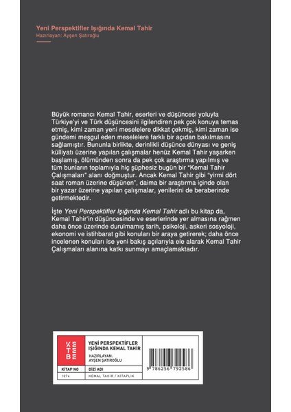 Yeni Perspektifler Işığında Kemal Tahir - Ayşen Şatıroğlu fiyatları