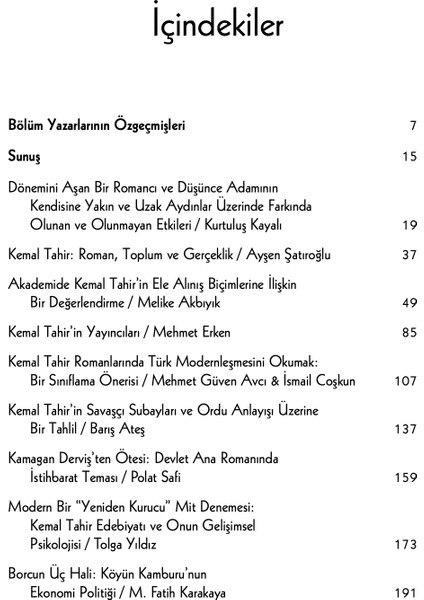 Yeni Perspektifler Işığında Kemal Tahir - Ayşen Şatıroğlu modelleri