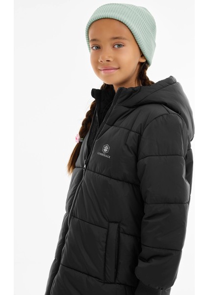 Sonne Dokuma Uzun Çocuk Mont Siyah indirimleri