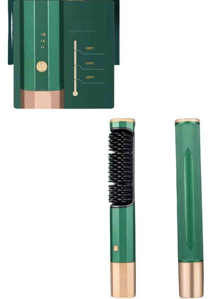 Üflemeli Saç Düzleştirici Fön Tarak Yüksek Isı Ayarlı Iyon Özellikli fırsatları