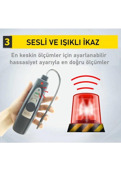 Duoyı DY5750B Soğutucu & Buzdolabı & Havalandırma Gaz Kaçak Dedektörü indirimleri