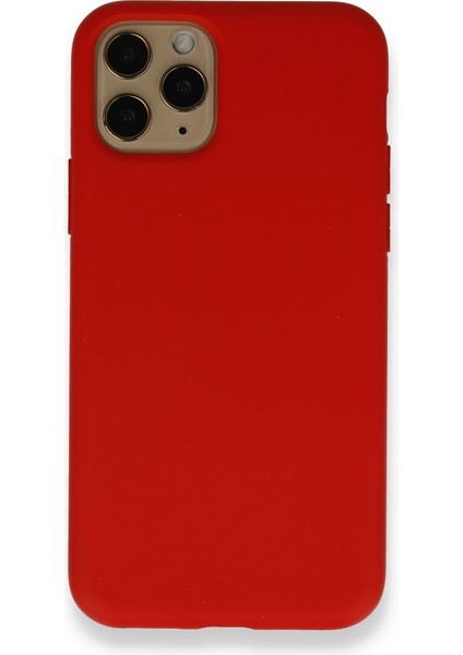 iPhone 11 Pro Içi Kadife Kaplı Esnek Silikon Kapak Ryc/ Nano Lansman