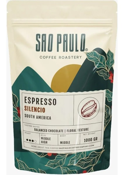 Sao Paulo Silencio Santo Espresso 1000 Gram