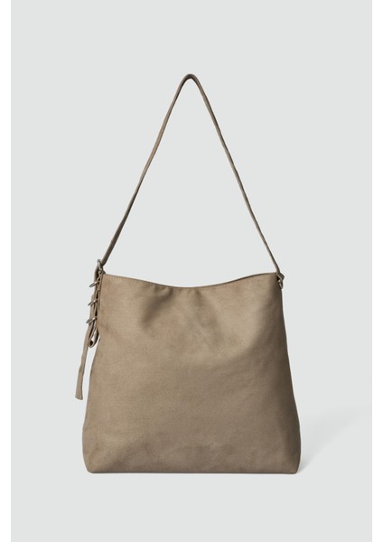 Oster Süet Omuz Çantası Vizon fiyatları