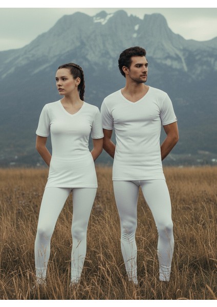 Unisex Termal Tişört 2. Seviye 1263 - Beyaz