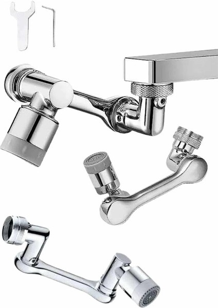 Mutfak Musluk Başlığı 1080 Derece Dönebilir Oynar Başlıklı Musluk Aparatı fırsatları