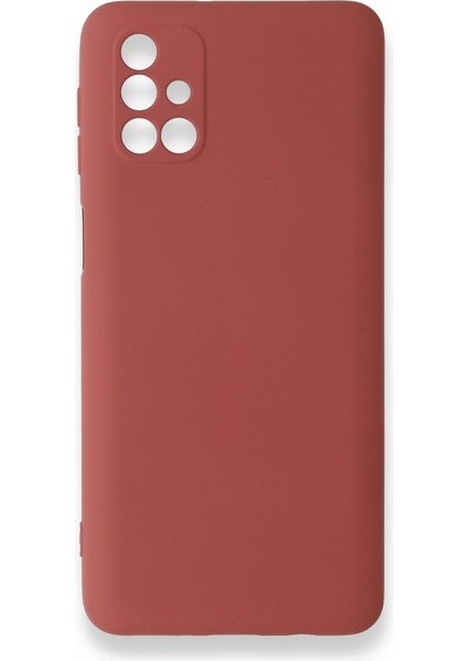 Samsung Galaxy M31S Içi Kadife Kaplı Esnek Silikon Kapak Ryc/ Nano Lansman