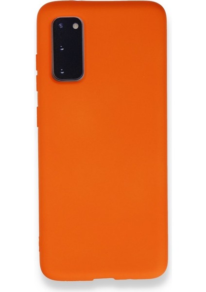 Samsung Galaxy S20 Içi Kadife Kaplı Esnek Silikon Kapak Ryc/ Nano Lansman