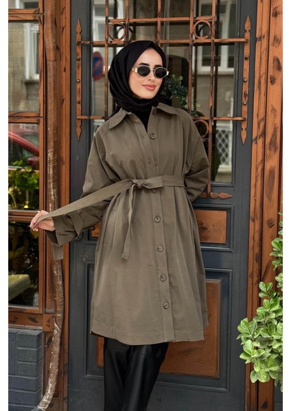 Nurcan Çetin Kap 24755 Haki modelleri