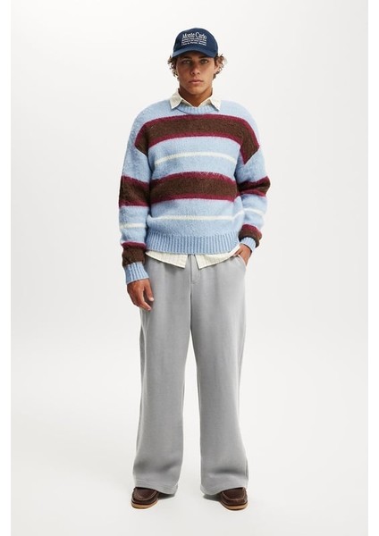 Boyalı Gri Rahat Kesim Erkek Eşofman Altı E6578 fiyatları