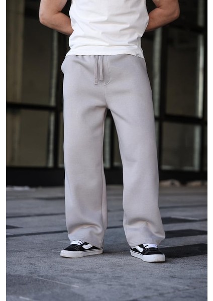 Boyalı Gri Rahat Kesim Erkek Eşofman Altı E6578 modelleri