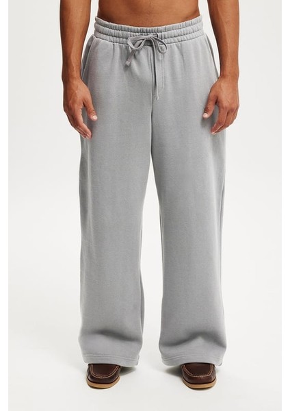 Boyalı Gri Rahat Kesim Erkek Eşofman Altı E6578 indirimleri