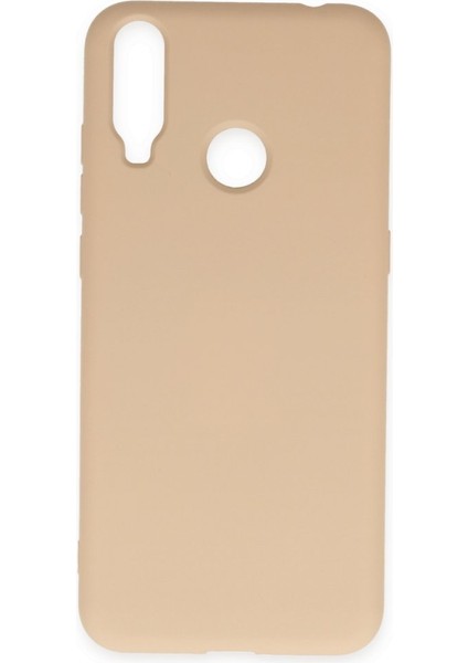 General Mobile Gm 10 Kılıf Içi Kadife Kaplı Nano Silikon Kapak - Pudra