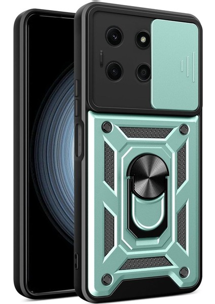 Infinix Note 30 Kılıf Kamera Koruma Sürgülü Şık Pars Tank Sert Silikon Kapak