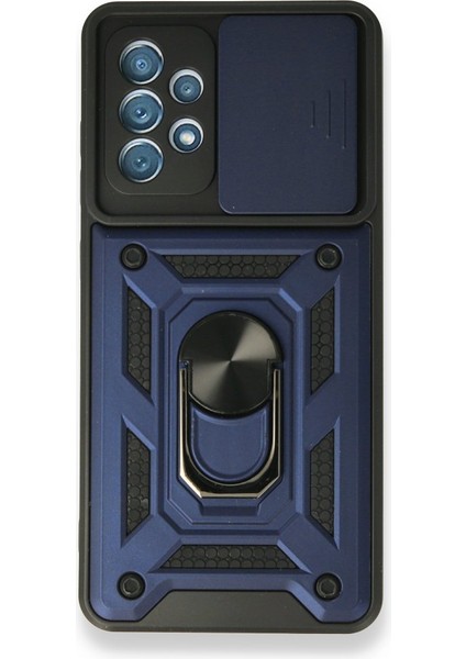 Samsung Galaxy A32 Kılıf Kamera Koruma Sürgülü Şık Pars Tank Sert Silikon Kapak