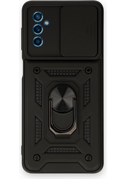 Samsung Galaxy M52 5g Kılıf Kamera Koruma Sürgülü Şık Pars Tank Sert Silikon Kapak