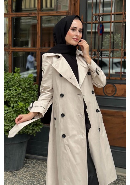 Trençkot 10002522110006 Bej modelleri