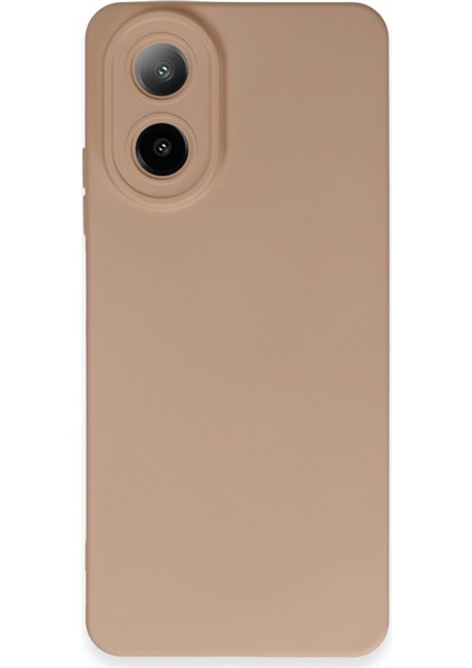 Oppo A38 Içi Kadife Kaplı Esnek Silikon Kapak Ryc/ Nano Lansman