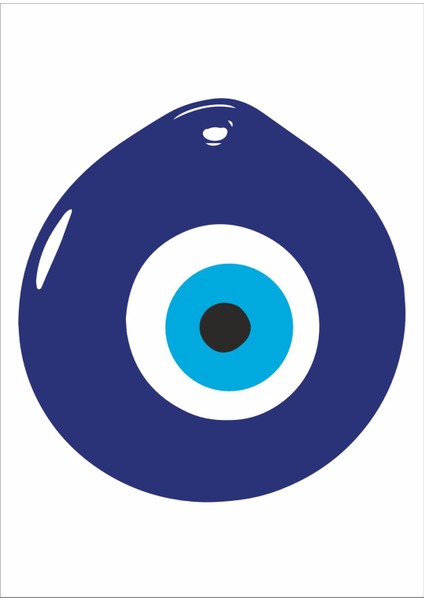 Nazar Boncuğu Sticker Araba Oto Motosiklet Karavan Araç Sticker 00005