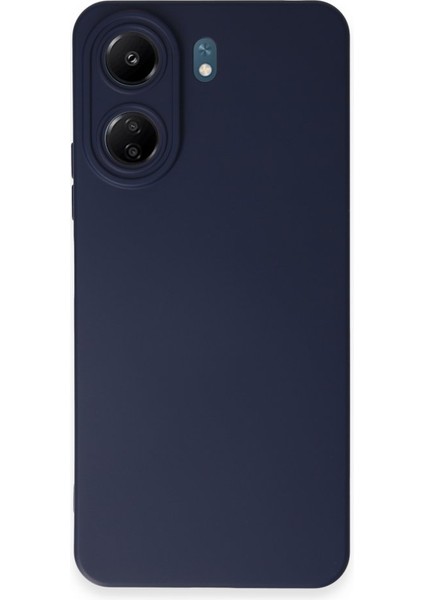 Redmi 13C Kılıf Içi Kadife Kaplı Nano Silikon Kapak - Lacivert