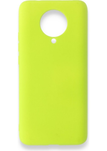 Redmi K30 Pro Kılıf Içi Kadife Kaplı Nano Silikon Kapak - Sarı