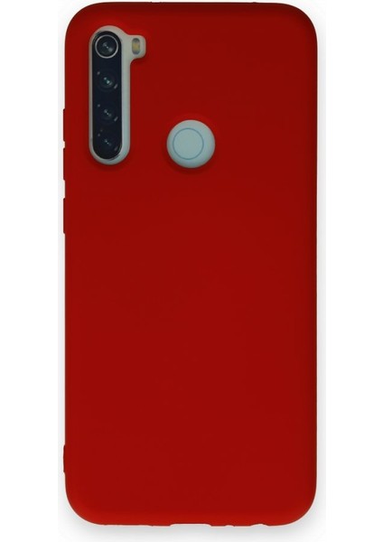Redmi Note 8 Kılıf Içi Kadife Kaplı Nano Silikon Kapak - Kırmızı