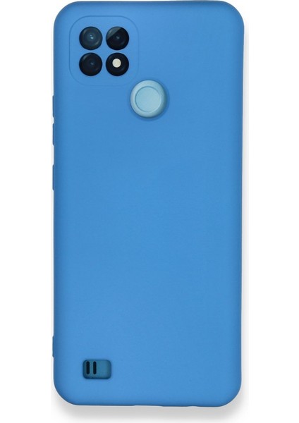 Realme C21 Içi Kadife Kaplı Esnek Silikon Kapak Ryc/ Nano Lansman