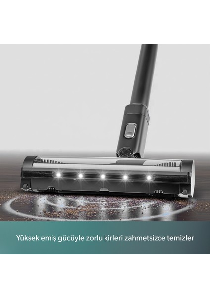 Dustrider Pro 1270H Toz Istasyonlu Ergonomik Dikey Süpürge Siyah fiyatları