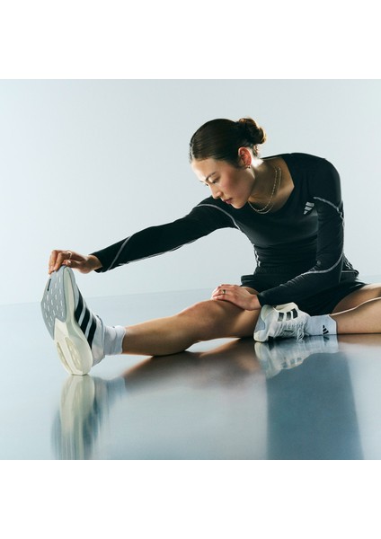 Beyaz Kadın Koşu Ayakkabısı adizero Evo SL W JH6208