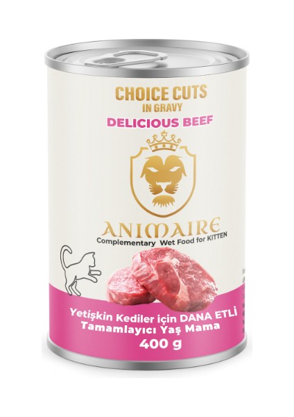 Karışık Yetişkin Kedi Konservesi 3 Çeşit 16 Adet fırsatları