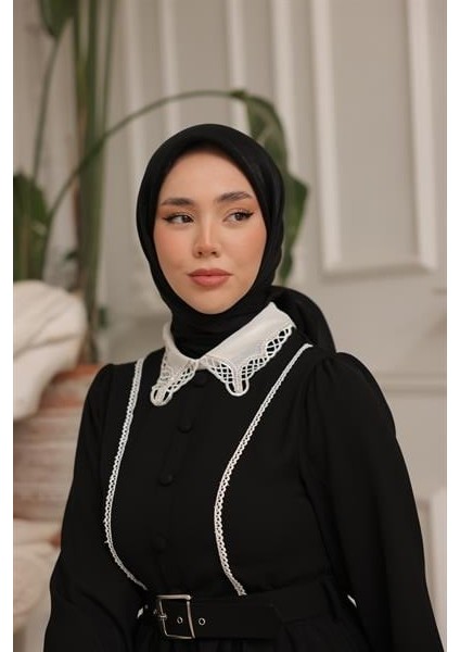 Abiye Eşarp Siyah modelleri