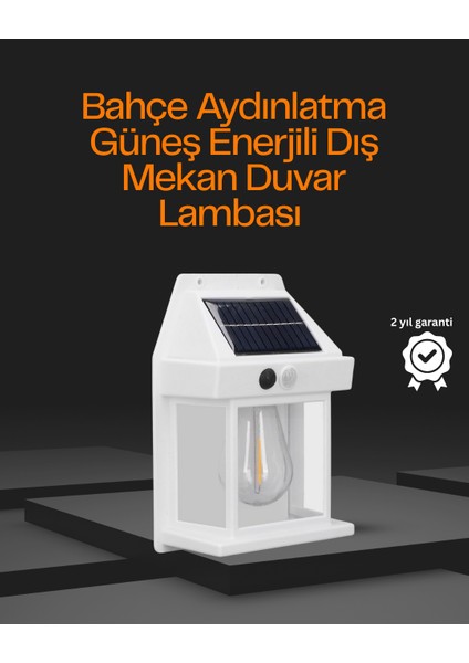 1800 Mah Pilli Solar Duvar Aydınlatma