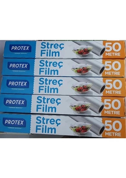 Streç Film 5 Li Paket 250 mt Protex